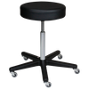 Blickman Spindle Adjusted Stool – Height Adjustable Seat – Vinyl Upholstered Seat – Five-Leg Base Design