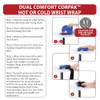 Core Products Dual Comfort CorPak Hot & Cold Therapy Pack and – 5 Configurations – Sizes Small to Large