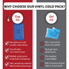 Core Products Vinyl CorPak Intense Cold Pack Hot and Therapy – 4 Configurations – Sizes Medium to Large