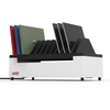 Luxor Open Desktop 12-Device Charging Station, White 23.6x11.8x10.9 in with AC Outlets Commercial Grade Build