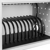 Luxor Secure Wall-Mount/Desktop 12-Device Chromebook and Tablet Charging Locker, Gray Steel Build