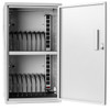 Luxor Secure Wall-Mount/Desktop 16-Device Chromebook and Tablet Vertical Charging Locker, Gray