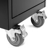 Luxor Secure Mobile 24-Device Laptop and Chromebook Charging Cart, Black Locking Design with AC Outlets