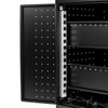 Luxor Secure Mobile 24-Device Chromebook and Tablet Charging Cart, Black Locking Design with AC Outlets