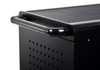 Luxor Secure Mobile 30-Device Chromebook and Tablet Charging Cart, Black Rolling Casters Locking Design