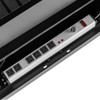 Luxor Secure Mobile 32-Laptop and Chromebook Charging Cart, Black 31x23x37 in Steel Build Locking Design