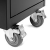 Luxor Secure Mobile 32-Laptop and Chromebook Charging Cart, Black 31x23x37 in Steel Build Locking Design