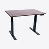 Luxor Mobile Electric Programmable Height Adjustable Standing Desk, 47.25" W x 29.5" D x 25.25" - 53.6" H,