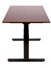 Luxor Mobile Electric Programmable Height Adjustable Standing Desk, 47.25" W x 29.5" D x 25.25" - 53.6" H,
