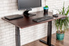 Luxor Mobile Electric Programmable Height Adjustable Standing Desk, 47.25" W x 29.5" D x 25.25" - 53.6" H,