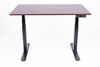 Luxor Mobile Electric Programmable Height Adjustable Standing Desk, 59" W x 29.5" D x 25.25" - 53.6" H,