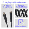 Luxor KwikBoost Standard Floor Stand Charging Stations for 8 devices Designed for Daily Facility Use