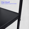 Luxor LEADER XL Adjustable-Height Three-Shelf Media Utility Cart, 32" x 20" 32x20x24 in with 3 Shelves