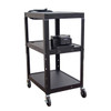 Luxor KwikBoost EdgePower Metal AV Cart Attachment Bracket Steel Build Designed for Daily Facility Use