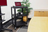 Luxor KwikBoost EdgePower Metal AV Cart Attachment Bracket Steel Build Designed for Daily Facility Use