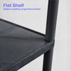 Luxor ENDURA XL 34" Three-Shelf Utility Cart, 32" x 24" 32x24x38.25 in with 3 Shelves Foam Plastic Build