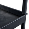 Luxor ENDURA XL 34" H Three-Shelf Utility Cart, 32" W x 24" D, Black, Tub Shelves with 3 Shelves