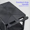 Luxor ENDURA XL 38" Two-Shelf Utility Cart, 32" x 24" 32x24x37.5 in with 2 Shelves Foam Plastic Build