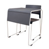 Luxor Lightweight Stackable Student Standing Desk and Chair 27x22x28 in Designed for Daily Facility Use