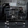 Luxor Mobile Battery-Powered Workstation 110 lbs. Capacity Steel Build Locking Design with Locking Security