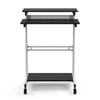 Luxor Mobile Height Adjustable Workstation 24x28.8x34.1 in Steel Build Rolling Casters Locking Design