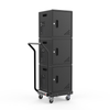 Luxor Secure Mobile/Freestanding Charging Locker 15x15x16.75 in for 10 devices Powder-Coated Steel Build