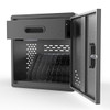 Luxor Secure Mobile/Freestanding Charging Locker 15x15x16.75 in for 10 devices Powder-Coated Steel Build