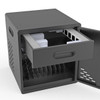 Luxor Secure Mobile/Freestanding Charging Locker 15x15x16.75 in for 10 devices Powder-Coated Steel Build