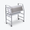 Luxor Multi-Tablet / Chromebook Open Charging Cart for 16 devices 75 lbs Capacity Powder-coated steel Build