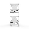 Luxor Multi-Tablet / Chromebook Open Charging Cart for 16 devices 75 lbs Capacity Powder-coated steel Build