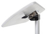 Luxor Mobile Pneumatic Adjustable Height Tilting Laptop Lectern Podium 25.5x17x28 in Aluminum Build