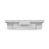 Luxor Stackable Storage Bins (8 Small) 12.25x16.75x3 in Designed for Daily Facility Use Commercial Grade Build