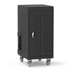 Luxor Secure Mobile Prewired USB-C Chromebook and Tablet Charging Cart for 24 devices 110 lbs Capacity