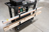 Luxor WORKLOAD ESSENTIAL Two-Shelf Industrial Utility Cart, 36.5" W x 24.5" D, Black with 2 Shelves
