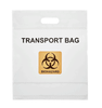 ASP Global Biohazard Specimen Transport Bag with Die Cut Handles in 1 Options for Professional Healthcare Use