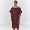 Graham Medical Nonwoven Exam Gowns - Premium Disposable Gowns with Sewn Shoulders, Ties and Snap Sleeves