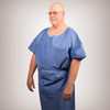 Graham Medical Nonwoven Exam Gowns - Premium Disposable Gowns with Sewn Shoulders, Ties and Snap Sleeves