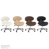 Earthlite Levitate Stool Series - Ergonomic Rolling Stool with Back Support in Three Height Ranges