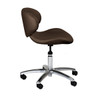Earthlite Levitate Stool Series - Ergonomic Rolling Stool with Back Support in Three Height Ranges