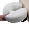 Earthlite Memory Foam Face Cradle Cushion - Viscoelastic Memory Foam Headrest Cushion with Washable Cover