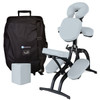 Earthlite Avila II Portable Massage Chair - Adjustable On-Site Massage Chair Package in Three Colors