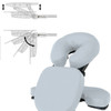 Earthlite Avila II Portable Massage Chair - Adjustable On-Site Massage Chair Package in Three Colors