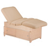 Earthlite Sedona Stationary Spa and Massage Table - Hard Maple Stationary Table with Cabinet or Shelf Base