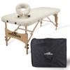 Stronglite Shasta Portable Massage Table Package by Earthlite - Beech Hardwood Table with Face Cradle