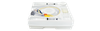 HR Healthcare TruAdvance Silicone-Elastomer Coated Latex Foley Catheter Trays - Pre-Connected Systems