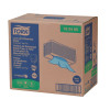 Tork Low-Lint Disposable Cleaning Cloth Turquoise W4 - 4 Boxes per Case, 120 Sheets per Box