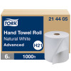 Tork Advanced Hand Towel Roll - 6 Rolls per Case, Standard Hardwound Towel, Advanced Quality