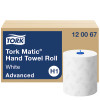 Tork Advanced Matic Hand Towel Roll, 2-Ply - 6 Rolls per Case, Advanced Quality, White, Genuine Tork