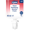 Tork Hand Sanitizing Alcohol Foam - 6 per Case, Soap and Sanitizer System, Premium Quality