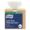 Tork Light Duty Cleaning Cloth - 10 Boxes per Case, 120 Sheets per Box, Bracket wiper system